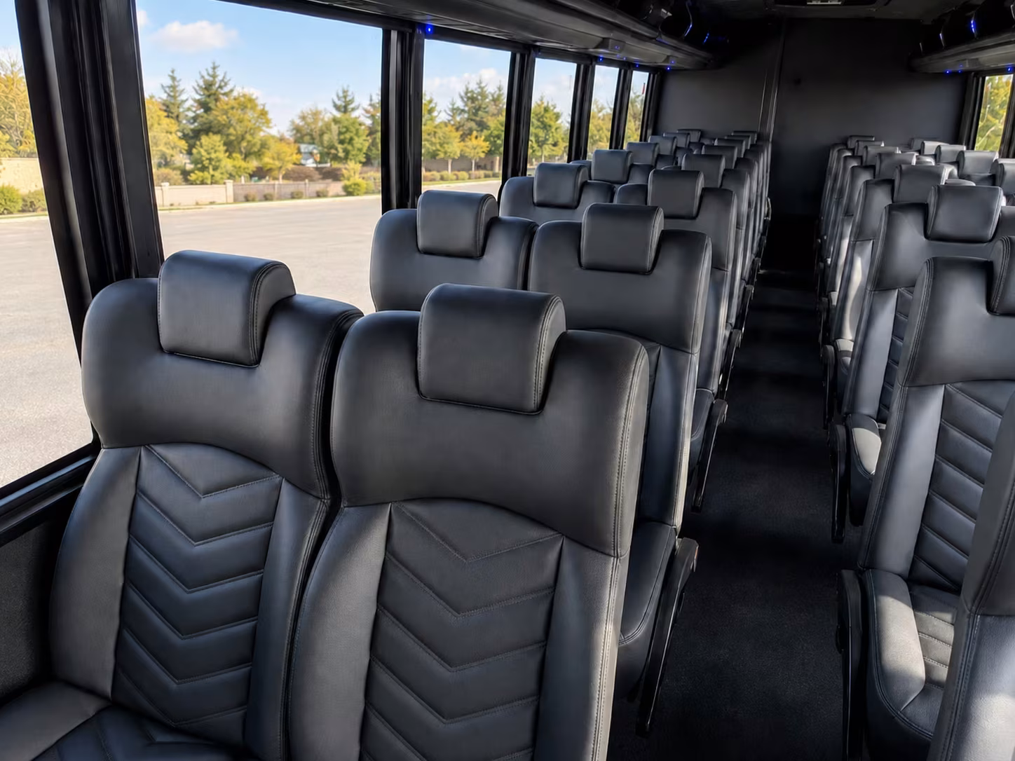 20 passenger minibus inside