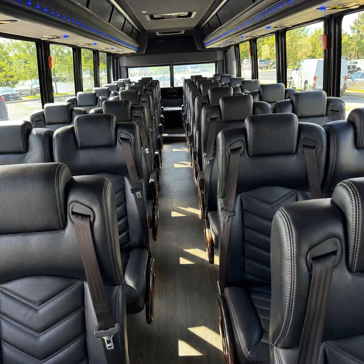 25 passenger minibus inside