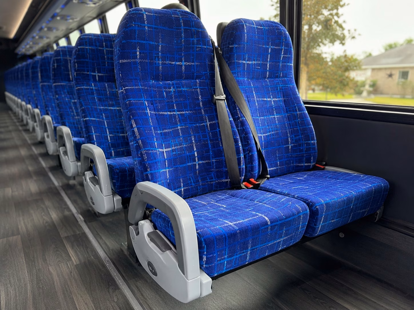 orem charter bus rental inside