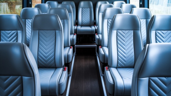 15 passenger minibus interior