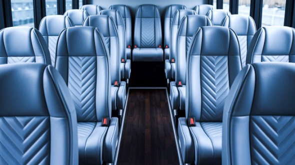 18 passenger minibus interior