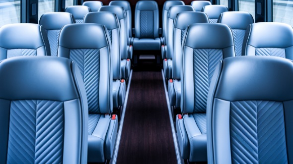 28 passenger minibus interior