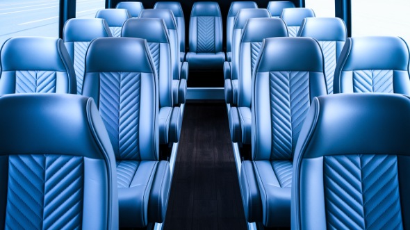 orem 28 passenger minibus inside