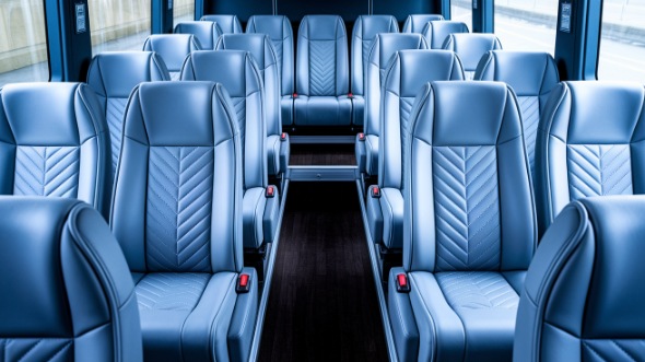 orem 35 passenger minibus inside